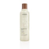 Beige cylindrical bottle of Rosemary Mint Shampoo with a brown cap and a floral graphic. - SAAB Salon Spa | Ottawa On, Canada