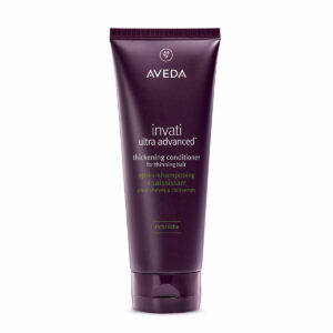 Aveda Invati Ultra Advanced thickening conditioner for thinning hair in a dark purple tube with white text. - SAAB Salon Spa | Ottawa On, Canada