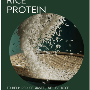 Loose rice falls onto a woven tray, highlighting the upcycled rice protein from broken rice used in Abundant Blowout All-Over Volumizing Spray’s sustainability commitment. - SAAB Salon Spa | Ottawa On, Canada