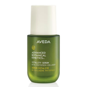 A green bottle of Advanced Botanical Kinetics Vitality Serum with a white cap, displayed against a white background. - SAAB Salon Spa | Ottawa On, Canada