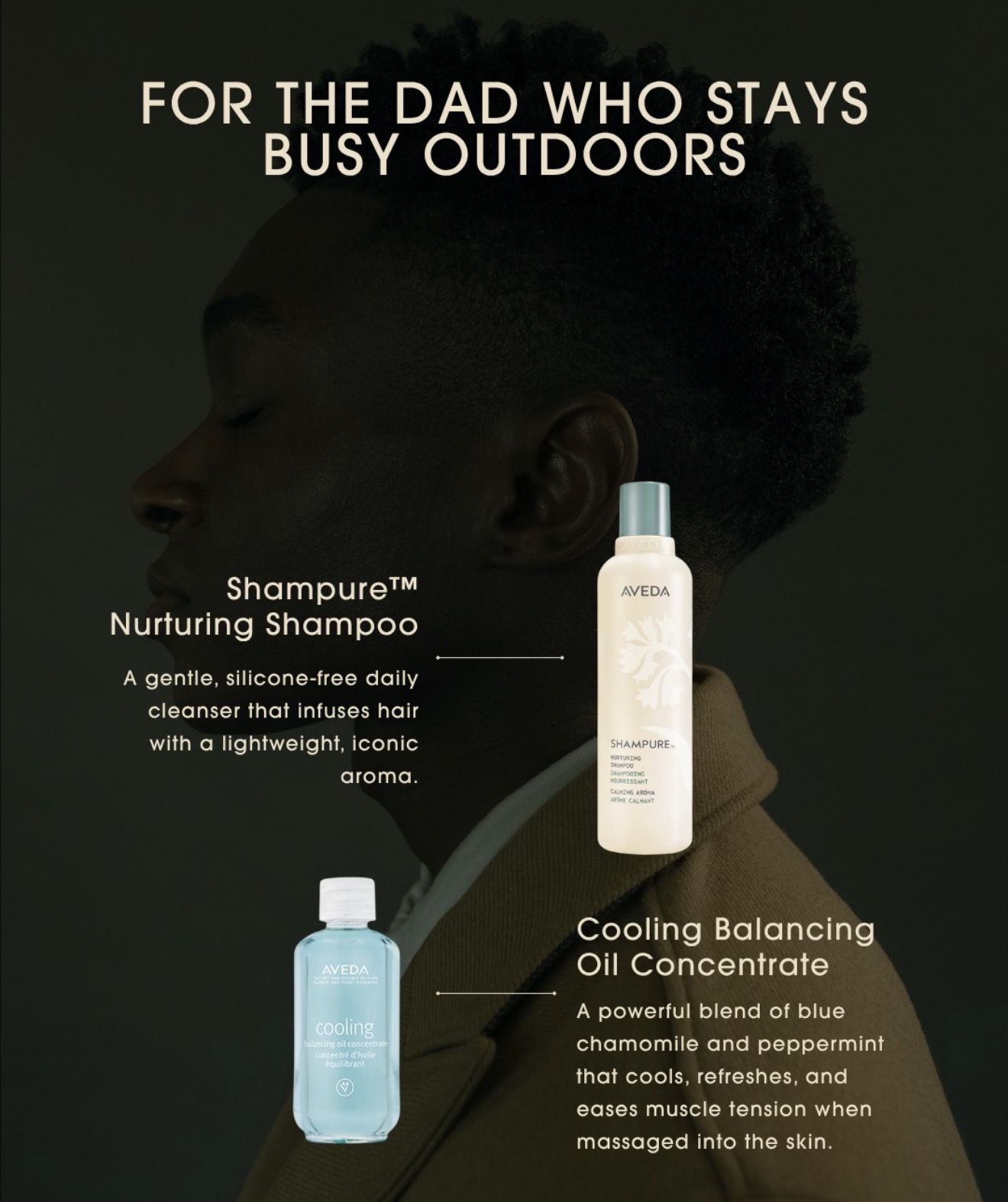 DAD WHO STAYS BUSY OUTDOORS