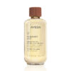 Clear glass bottle of Rosemary Mint Composition Oil For Body, Bath And Scalp with a brown cap and product label text. - SAAB Salon Spa | Ottawa On, Canada
